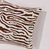 ZebraLux Jacquard-Kissenhülle – Modern, Minimalistisch und Dezent Luxuriös