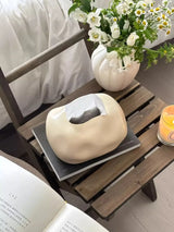 Nordische Premium Porzellan Taschentuchbox – Luxuriös Modern für Wohnzimmer, Esstisch & Inneneinrichtungsdekoration