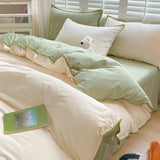 DreamWaffle Premium Waffelstruktur-Bettwäsche-Set – Weich, atmungsaktiv