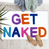 BathJoy "Get Naked“ Badematte – Weiches, Flauschiges & Saugfähiges Microfiber-