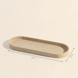 Luxuriöser Kalkstein-Zahnbürstenhalter- und Seifenspender-Set