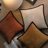 CheniLuxe Französischer Chenille-Kissenbezug