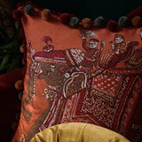 RoyalCaramel Luxus-Kissenhülle mit Tigerstreifenmuster