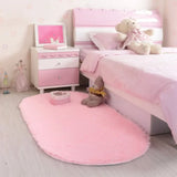 Luxus Ovaler SilkTouch Wohnraumteppich – Moderner Ovaler Teppich für Wohnzimmer, Schlafzimmer & Bettseite