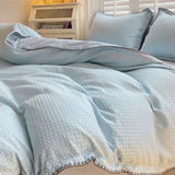 DreamWaffle Premium Waffelstruktur-Bettwäsche-Set – Weich, atmungsaktiv