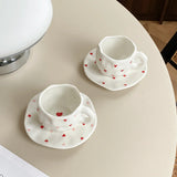 Amoréa Künstlerisches Kaffee-Set (Tasse & Untertasse)