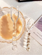 LumiFeast Leichtes Transparentes Glas-Geschirrset