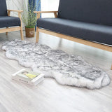 FluffyFaux Imitation Schaffell Teppich – Luxus Plüsch Kinder- und Schlafzimmerteppich