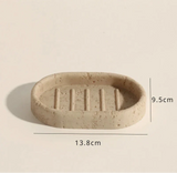 EcoStone Luxe Badezimmer-Accessoire – Naturstein & Sandstein