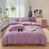 WaffleComfort Modernes Waffel-Bettwäsche-Set