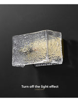 LuxeGlow Postmoderne Kupfer-Wandleuchte – Hotelstil Nachttischlampe mit Glasabdeckung