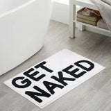 BathJoy "Get Naked“ Badematte – Weiches, Flauschiges & Saugfähiges Microfiber-