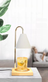 AromaGlow Retro Marmor Aromatherapie-Waxlamp