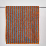 Luxuriöses Biologisches Gestreiftes Jacquard Baumwollhandtuch – Superweich, Absorbierend & Langlebig für Bad und Gesicht