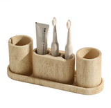 EcoStone Luxe Badezimmer-Accessoire – Naturstein & Sandstein