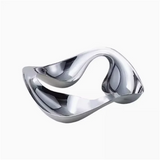 ServeLuxe Edelstahl-Präsentationsschale