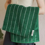 Luxuriös Gestreiftes Gekämmtes Baumwoll-Handtuch