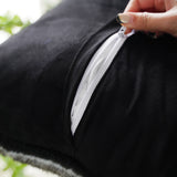 VeluSoft Luxus Kunstfell-Kissenbezug – Ultra-weicher Flauschiger Kissenbezug