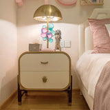 GloboLux Kristallfarben Tischlampe – Luxus Postmoderne Tischlampe mit Buntkristallglas