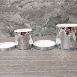 DiscoGlow Spiegelnder Keramik-Blumentopf