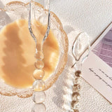 LumiFeast Leichtes Transparentes Glas-Geschirrset