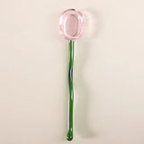 LumiStir Farbige Glas-Dessertlöffel