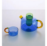 PrismaBrew Hitzebeständige Glas-Teekanne & Trinkbecher