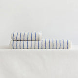 Luxuriöses Biologisches Gestreiftes Jacquard Baumwollhandtuch – Superweich, Absorbierend & Langlebig für Bad und Gesicht