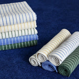 Luxuriöses Biologisches Gestreiftes Jacquard Baumwollhandtuch – Superweich, Absorbierend & Langlebig für Bad und Gesicht