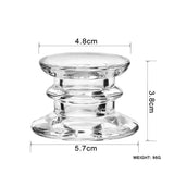 AuroraHeritage Retro-Glas-Kerzenhalter