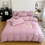 WaffleComfort Modernes Waffel-Bettwäsche-Set