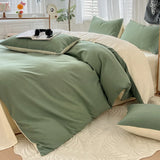 WaffleComfort Modernes Waffel-Bettwäsche-Set