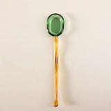 LumiStir Farbige Glas-Dessertlöffel