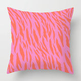 ArtZoo Abstrakte Tier-Kissenhülle – Plüsch-Dekoration