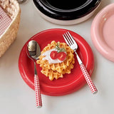 NordicDelight Rundes Keramik-Teller mit Dickem Rand