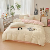 WaffleComfort Modernes Waffel-Bettwäsche-Set