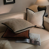 CheniLuxe Französischer Chenille-Kissenbezug