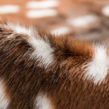 WildSoft Imitat-Hirsch- & Leopardenprint-Teppich – Ultraweicher Dekorativer Bodenteppich