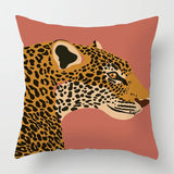 ArtZoo Abstrakte Tier-Kissenhülle – Plüsch-Dekoration