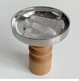 Nordischer Luxus Aromatherapie Tablett – Edelstahl-Dekotablett mit Edelsteinelementen