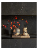 Luxus Marmor-Leoparden Badezimmerkollektion – Keramik Lotionflasche, Mundspülbecher, Seifenspender & Ablage-Set