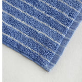 Luxuriöses Gewebtes Baumwollhandtuch – Gestreifte Geometrische Rauten, Absorbierendes Gesichts