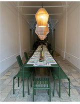 ZenGlow Naturé – Handgewebte Retro Bonbon Hängeleuchte aus Hanfseil und Rattan | Japanisches Design