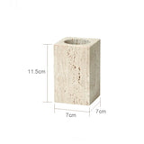 Beige Travertin Luxus-Badezimmer-Accessoire-Set