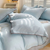 DreamWaffle Premium Waffelstruktur-Bettwäsche-Set – Weich, atmungsaktiv