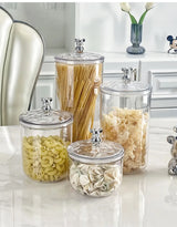 Klarivo Transparente Aufbewahrungsgläser mit Deckel