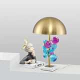 GloboLux Kristallfarben Tischlampe – Luxus Postmoderne Tischlampe mit Buntkristallglas