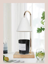 AromaGlow Retro Marmor Aromatherapie-Waxlamp