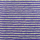 Fein Gestreifter Jacquard-Lammfellstoff – Schnell Trocknend & Atmungsaktiv für DIY Kinderkleidung und Accessoires