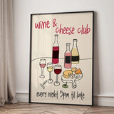VinoCrab Modernes Food-Art Canvas